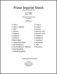 The Prince Imperial March Concert Band sheet music cover Thumbnail
